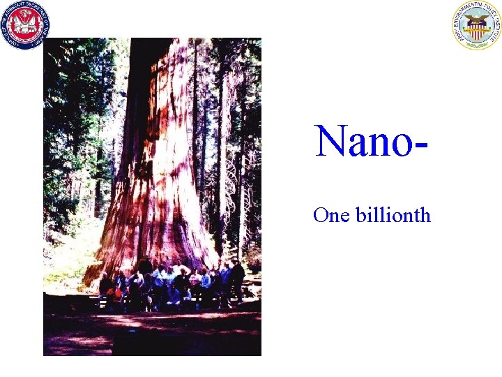 Nano. One billionth 