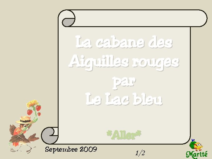 La cabane des Aiguilles rouges par Le Lac bleu *Aller* Septembre 2009 1/2 