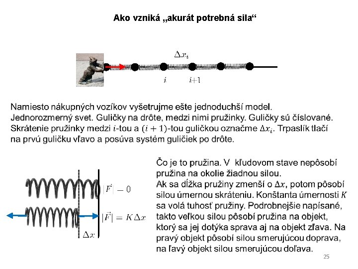 Ako vzniká „akurát potrebná sila“ 25 