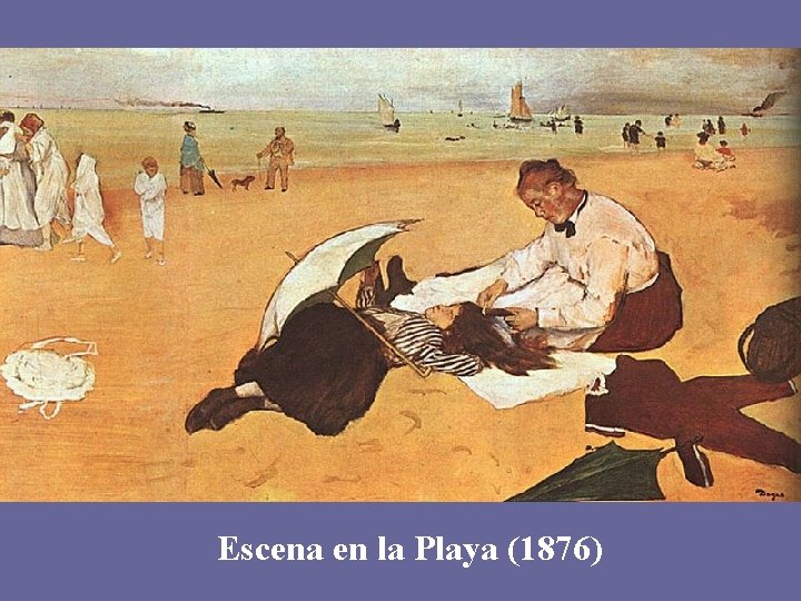 Escena en la Playa (1876) 