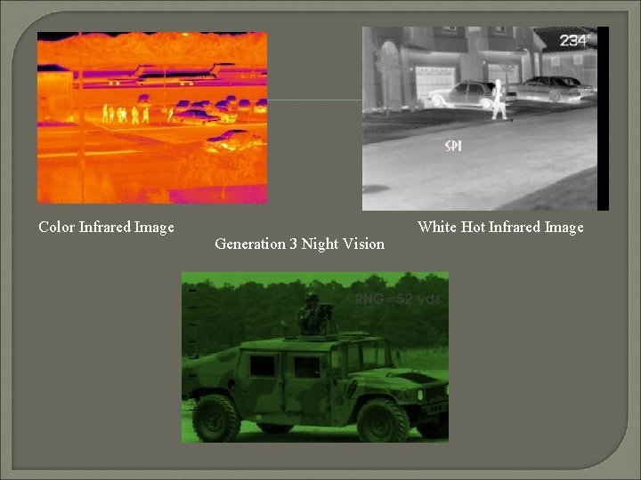 Color Infrared Image Generation 3 Night Vision White Hot Infrared Image 