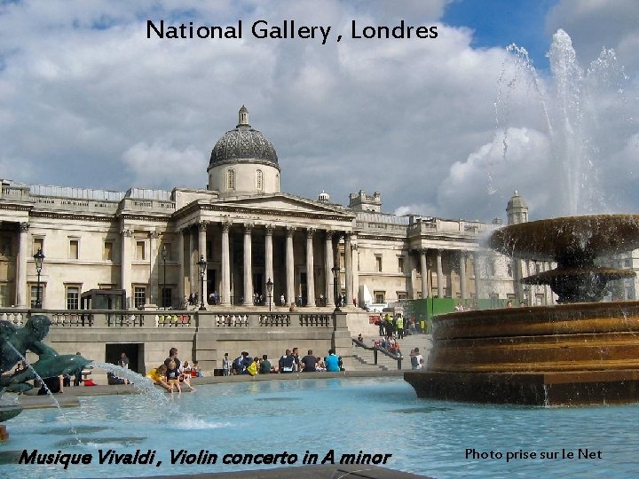 National Gallery , Londres Musique Vivaldi , Violin concerto in A minor Photo prise