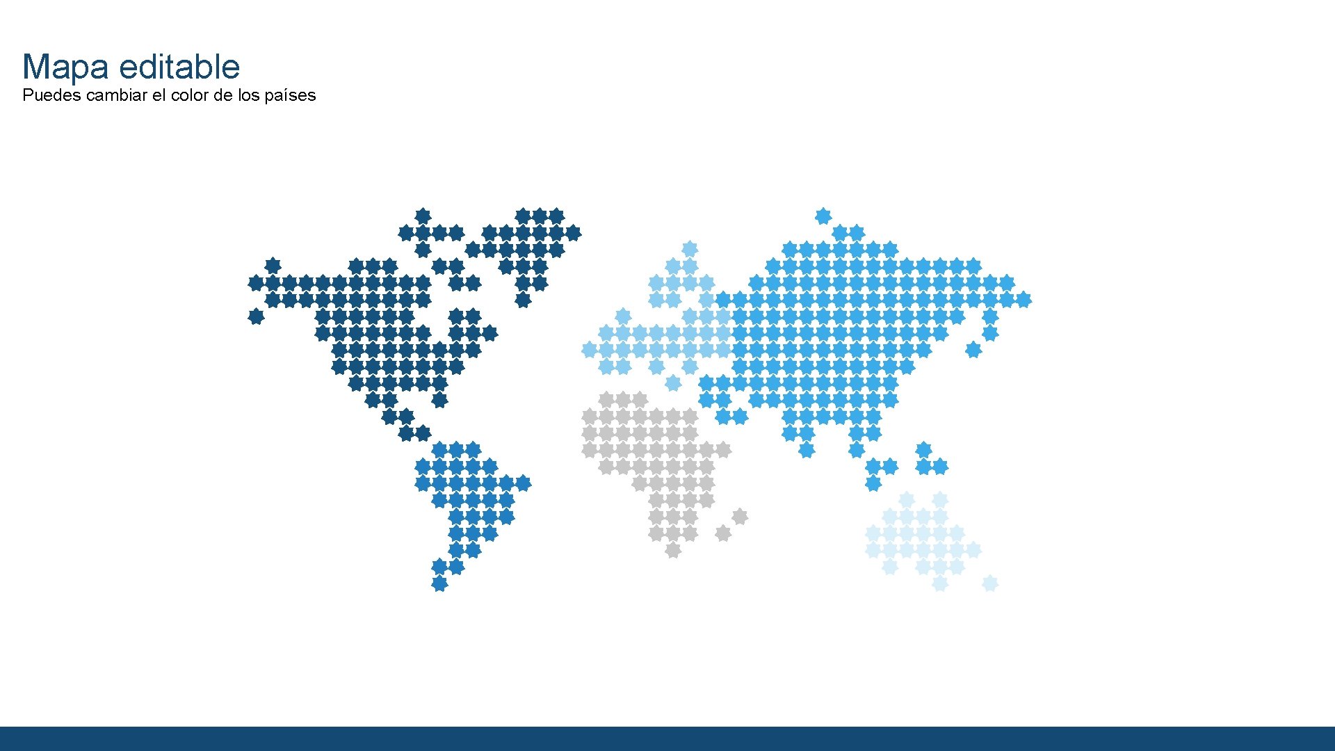 Mapa editable Puedes cambiar el color de los países 