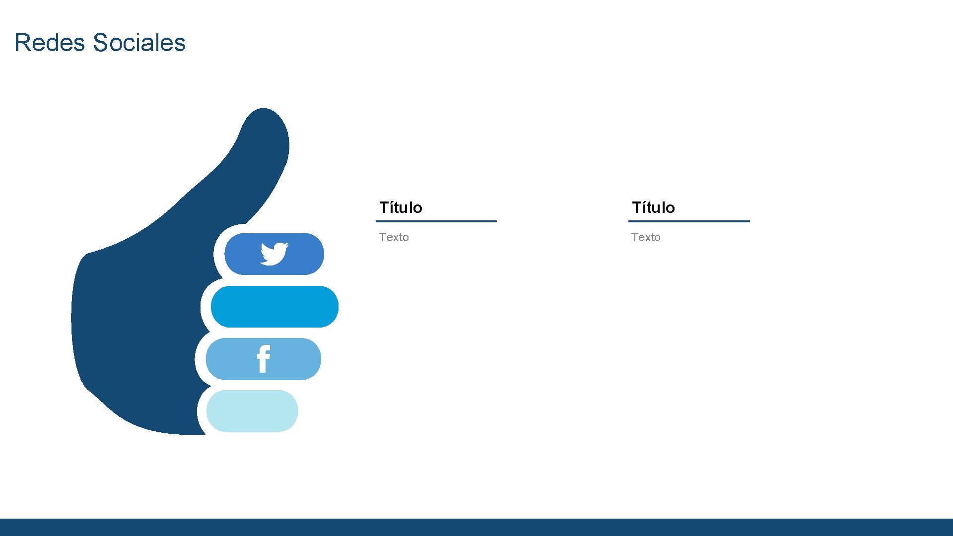 Redes Sociales Título Texto 