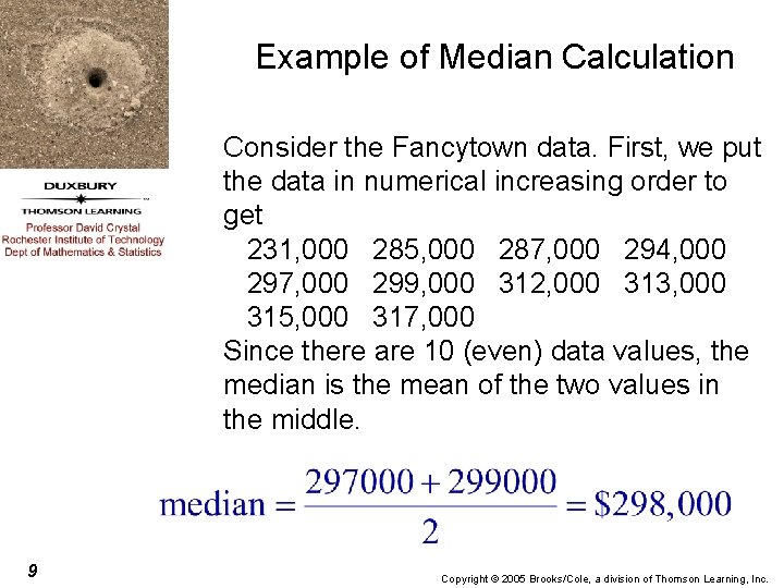 Chapter 4 Numerical Methods for Describing Data 1