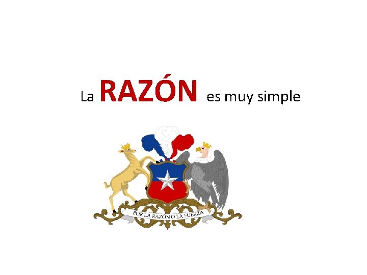 La RAZÓN es muy simple 