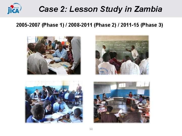 Case 2: Lesson Study in Zambia 2005 -2007 (Phase 1) / 2008 -2011 (Phase