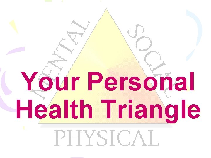 Your Personal Health Triangle 