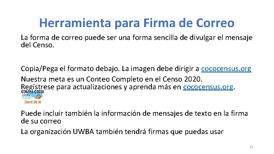 Herramienta para Firma de Correo La forma de correo puede ser una forma sencilla