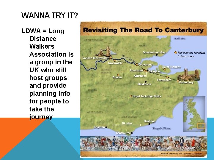 WANNA TRY IT? LDWA = Long Distance Walkers Association is a group in the