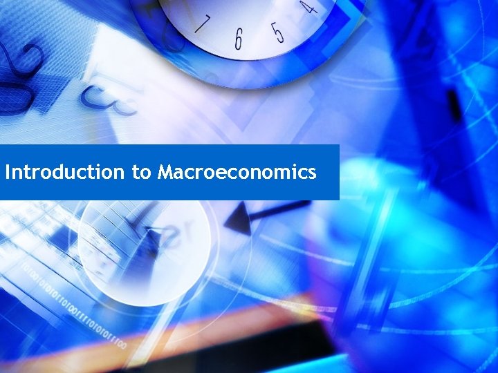 Introduction to Macroeconomics 