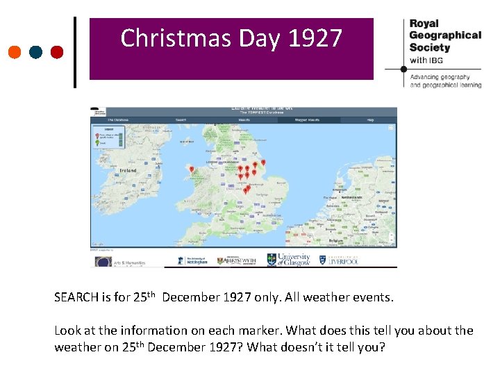 Christmas Day 1927 SEARCH is for 25 th December 1927 only. All weather events. Christmas Day 1927 SEARCH is for 25 th December 1927 only. All weather events.