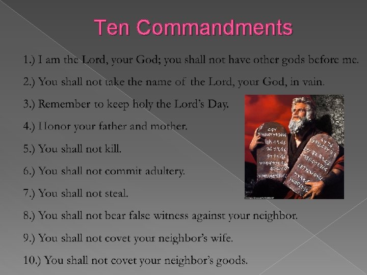 Ten Commandments 