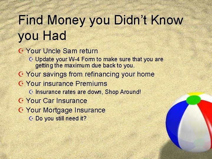 Find Money you Didn’t Know you Had Z Your Uncle Sam return Z Update
