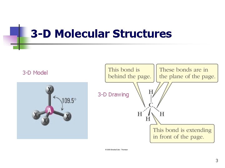 3 -D Molecular Structures 3 -D Model 3 -D Drawing 3 