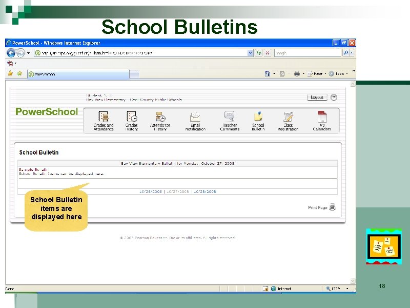School Bulletins School Bulletin items are displayed here 18 