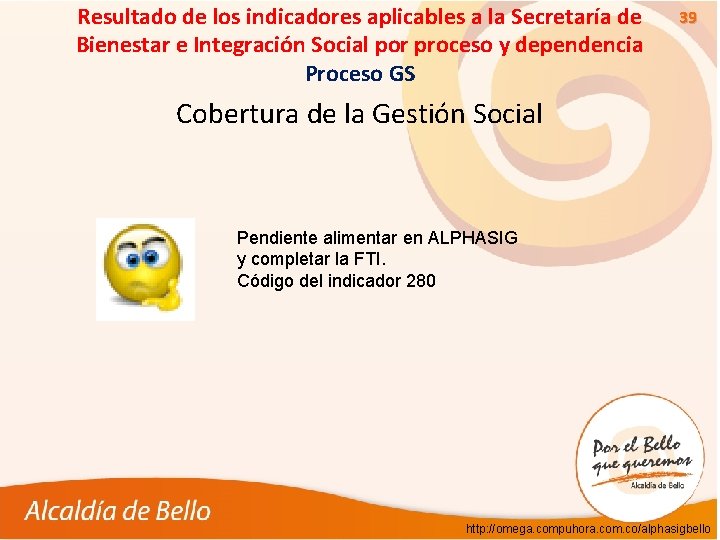 Resultado de los indicadores aplicables a la Secretaría de Bienestar e Integración Social por