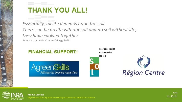 THANK YOU ALL! Essentially, all life depends upon the soil. There can be no