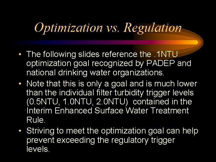 Optimization vs. Regulation • The following slides reference the. 1 NTU optimization goal recognized Optimization vs. Regulation • The following slides reference the. 1 NTU optimization goal recognized