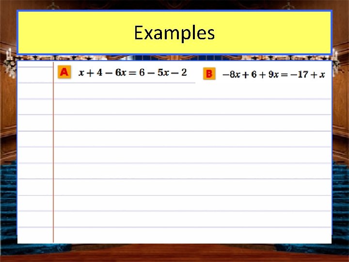 Two Variabel Problem Example 2 4 Variables on Both Sides Solve equations