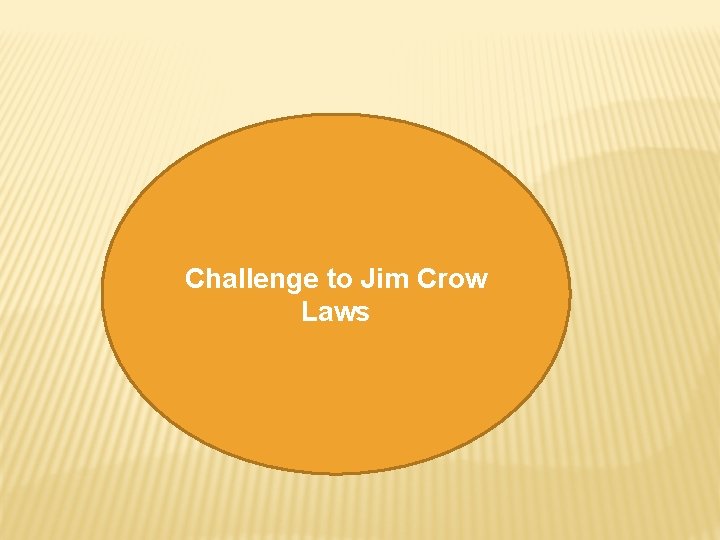 Challenge to Jim Crow Laws 