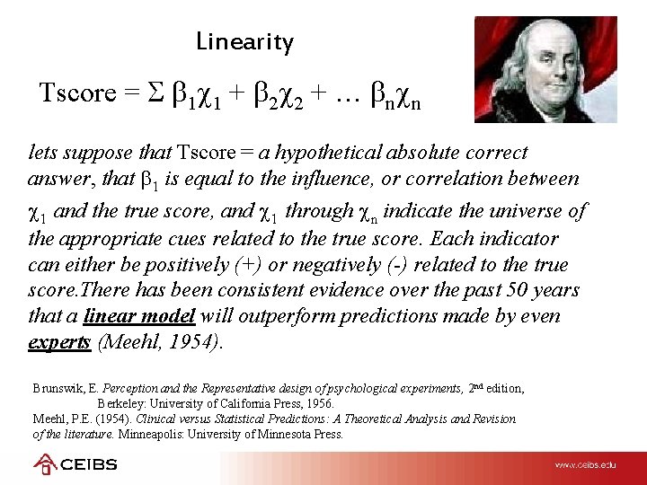 Linearity Tscore = 1 1 + 2 2 + … n n lets suppose