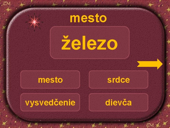 mesto železo mesto srdce vysvedčenie dievča 