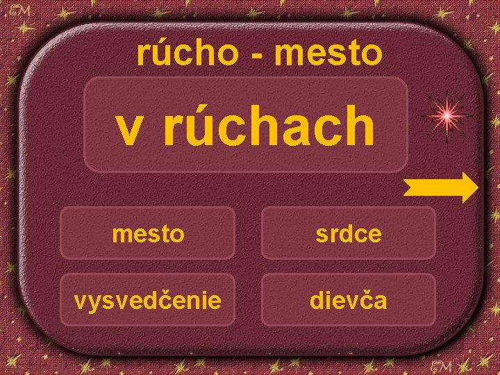 rúcho - mesto v rúchach mesto srdce vysvedčenie dievča 