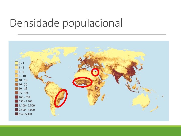 Densidade populacional 