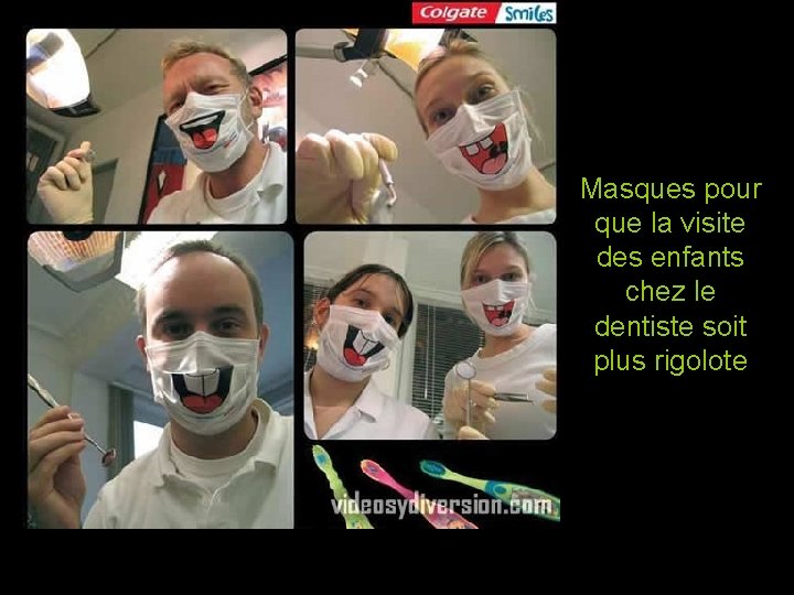 Diaporama PPS réalisé pour http: //www. diaporamas-a-la-con. com Masques pour que la visite des