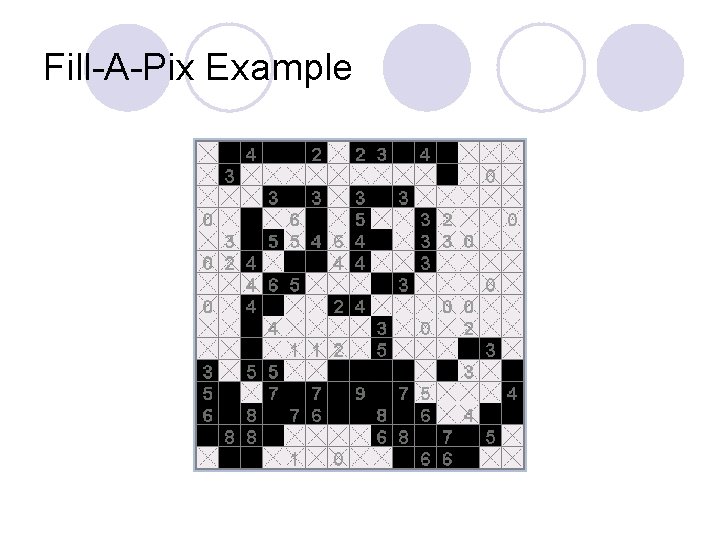 Fill-A-Pix Example 