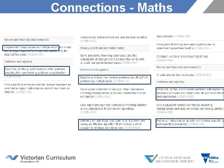 Connections - Maths 