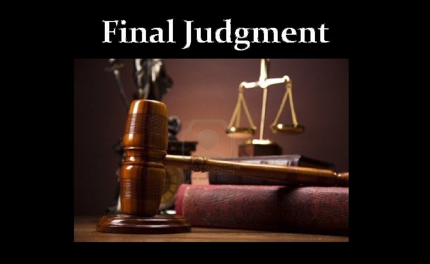 Final Judgment 