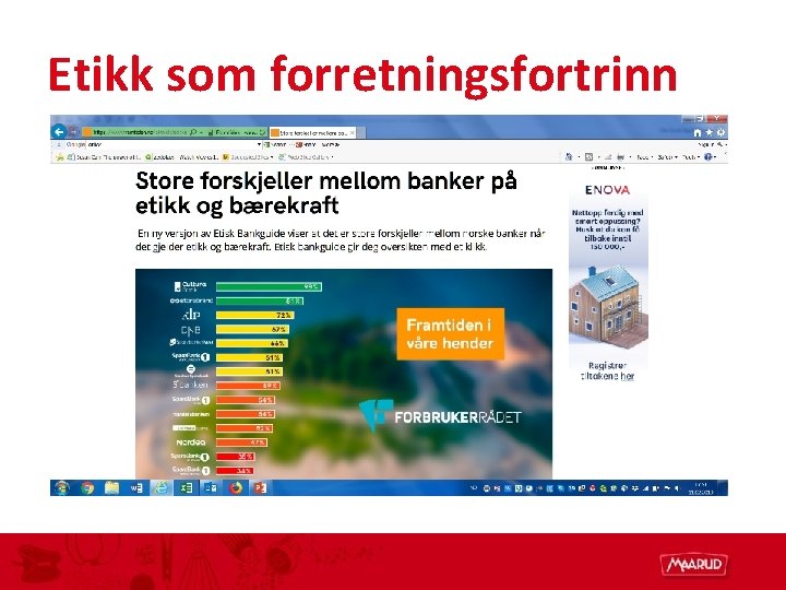 Etikk som forretningsfortrinn 