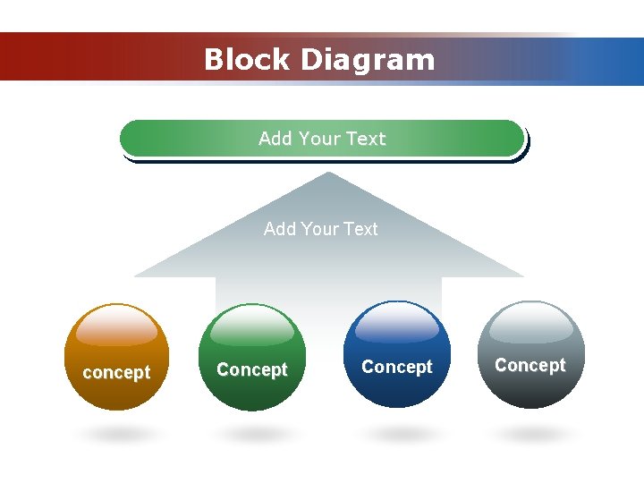 Block Diagram Add Your Text concept Concept 