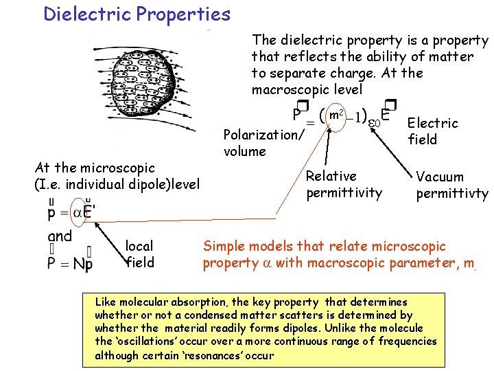 Dielectric Properties Insert 13. 1 The dielectric property is a property that reflects the