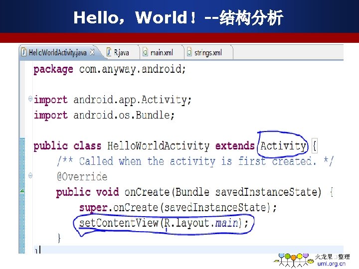 Hello，World！--结构分析 