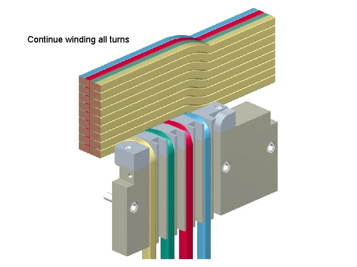 Continue winding all turns 