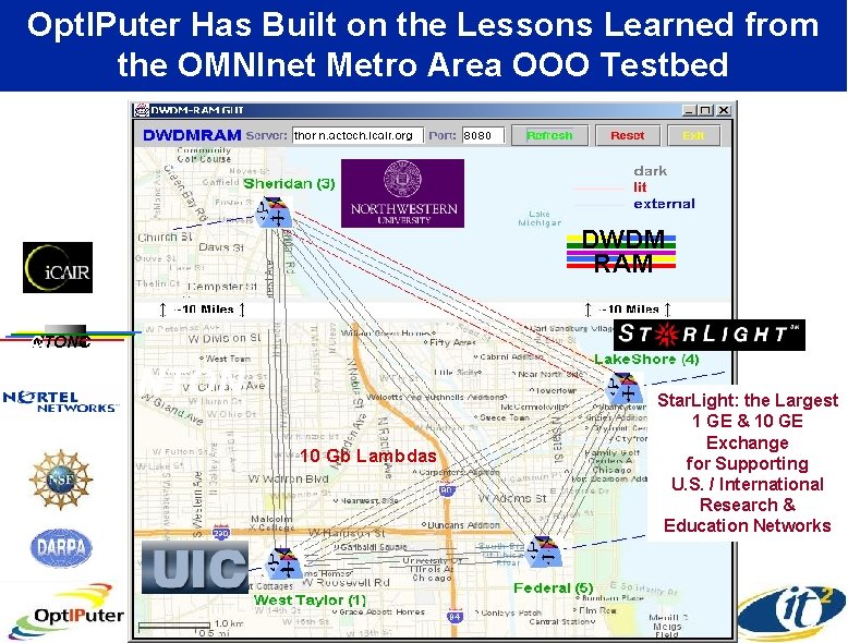 Opt. IPuter Has Built on the Lessons Learned from the OMNInet Metro Area OOO