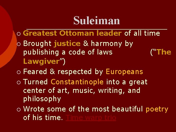 Suleiman Greatest Ottoman leader of all time ¡ Brought justice & harmony by publishing