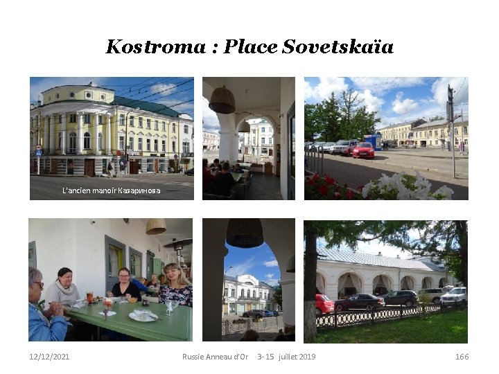 Kostroma : Place Sovetskaïa L'ancien manoir Казаринова 12/12/2021 Russie Anneau d’Or 3 - 15