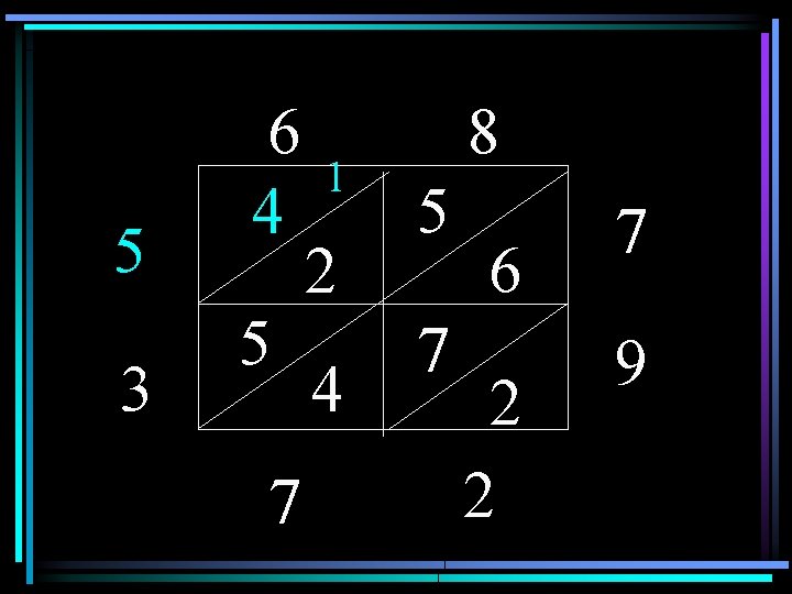 5 3 6 4 5 7 1 2 4 8 5 7 6 2