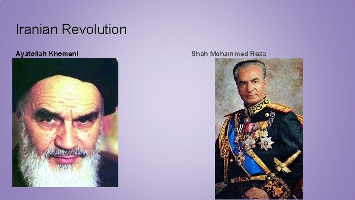 Iranian Revolution Ayatollah Khomeni Shah Mohammed Reza 