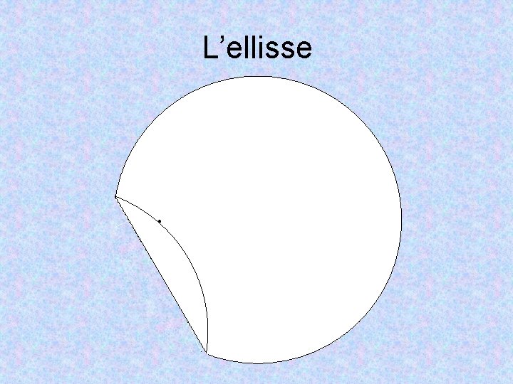 L’ellisse 