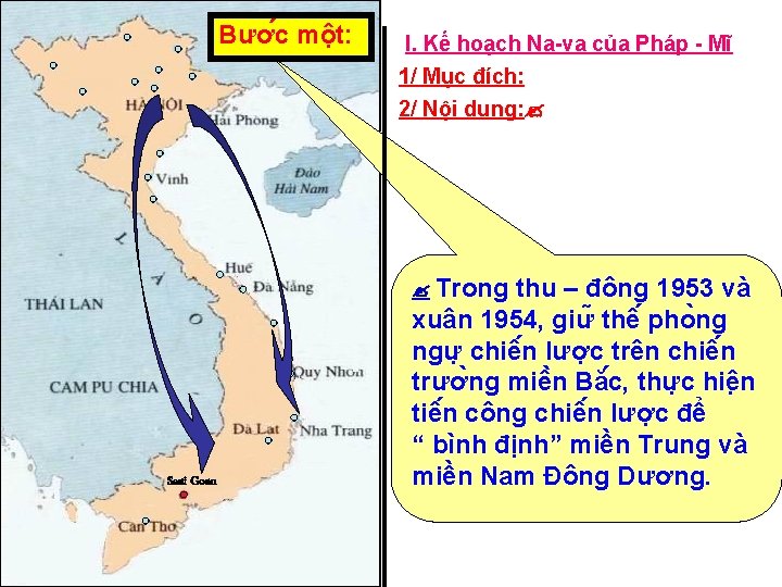 TRUNG QUOÁC Bươ c một: I. Kế hoạch Na-va của Pháp - Mĩ 1/