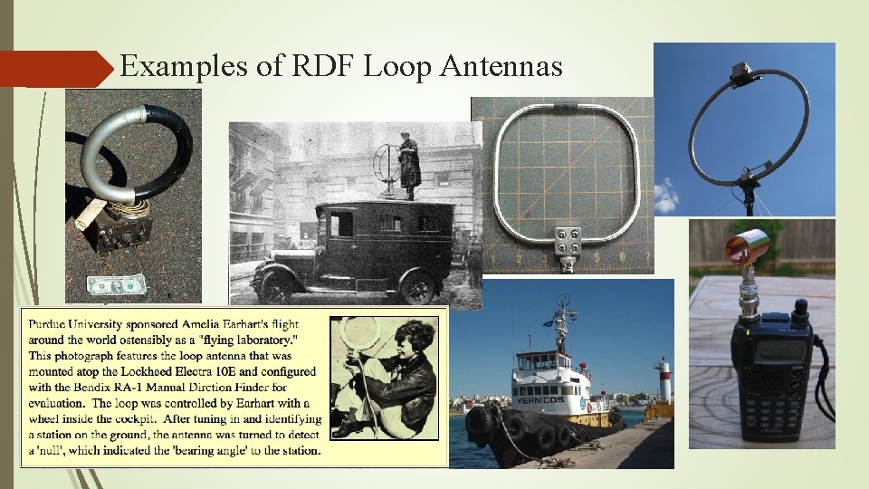 Examples of RDF Loop Antennas 