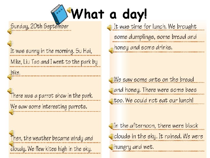 What a day! What a day!