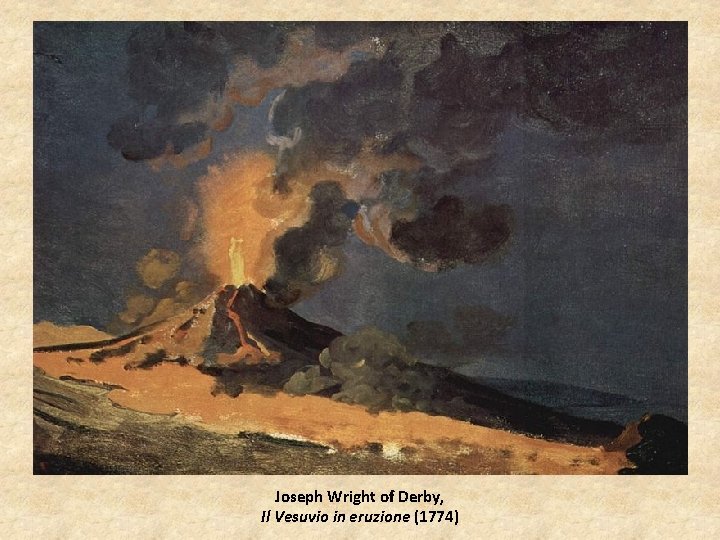 Joseph Wright of Derby, Il Vesuvio in eruzione (1774) 