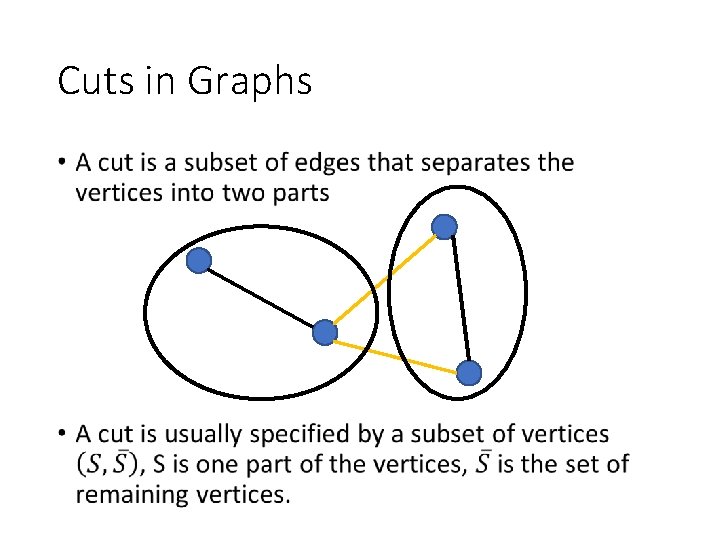 Cuts in Graphs • 