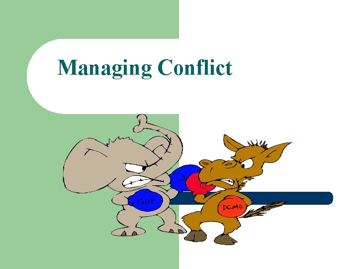 Managing Conflict 